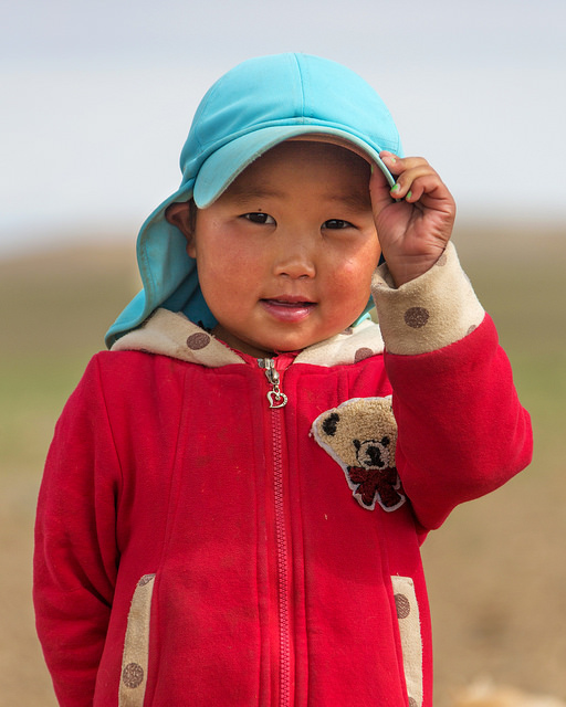 Mongolian Girl at Khongoryn Els